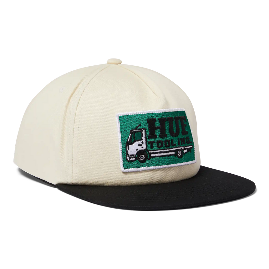 Huf Tool Co 5 Panel Unstructured Snapback Cap Natural