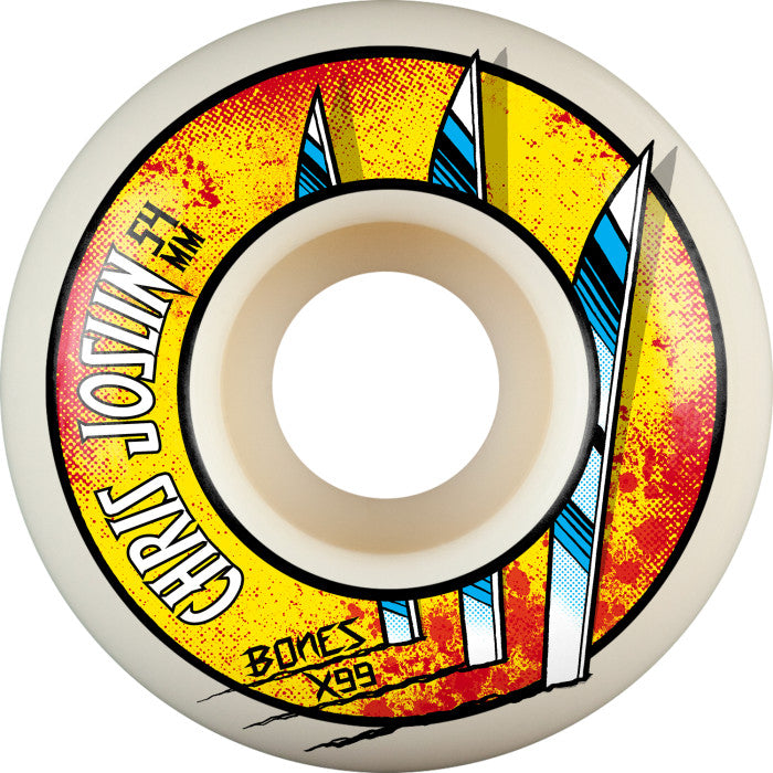 Bones XF Joslin Slice of Life 54mm V1 99a Skateboard Wheels