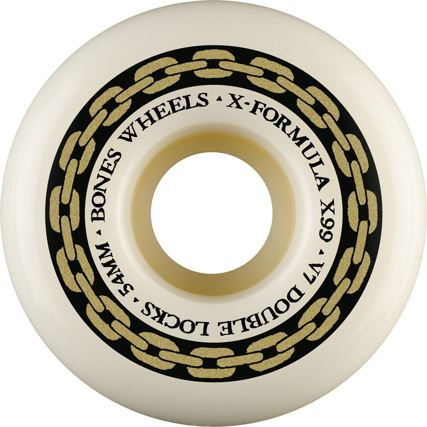 Bones XF V7 Double Lock 99a Skateboard Wheels