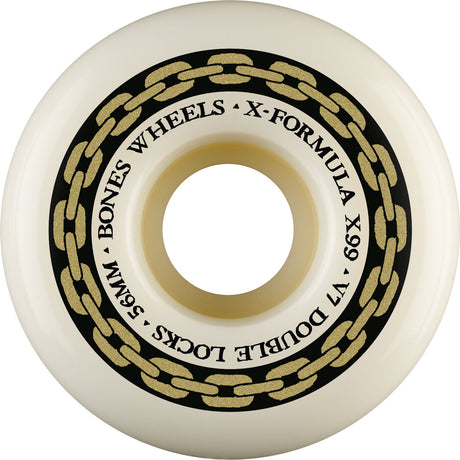 Bones XF V7 Double Lock 99a Skateboard Wheels