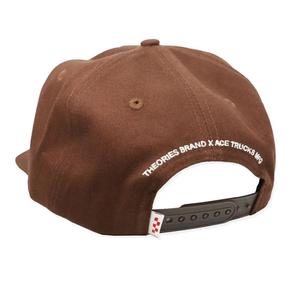 Ace X Theories Stamp Snapback Chocolate 2