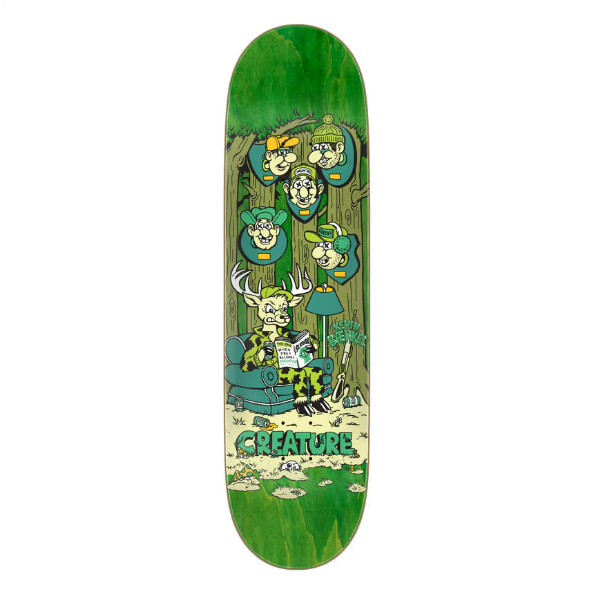 Creature Baekkel Big Game Pro 8.53in x 32.19in Skateboard Deck bottom