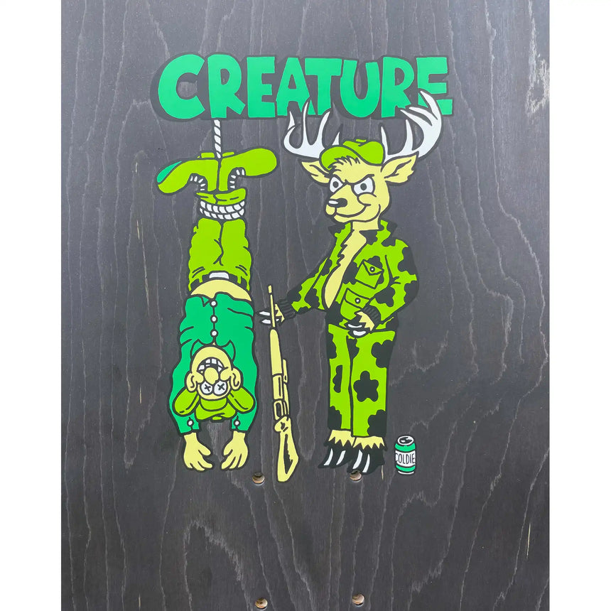 Creature Baekkel Big Game Pro 8.53in x 32.19in Skateboard Deck detail shot