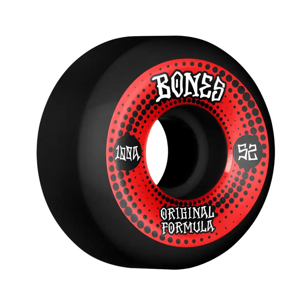 Bones Original V5 Sidecut 100a Skateboard Wheels Black