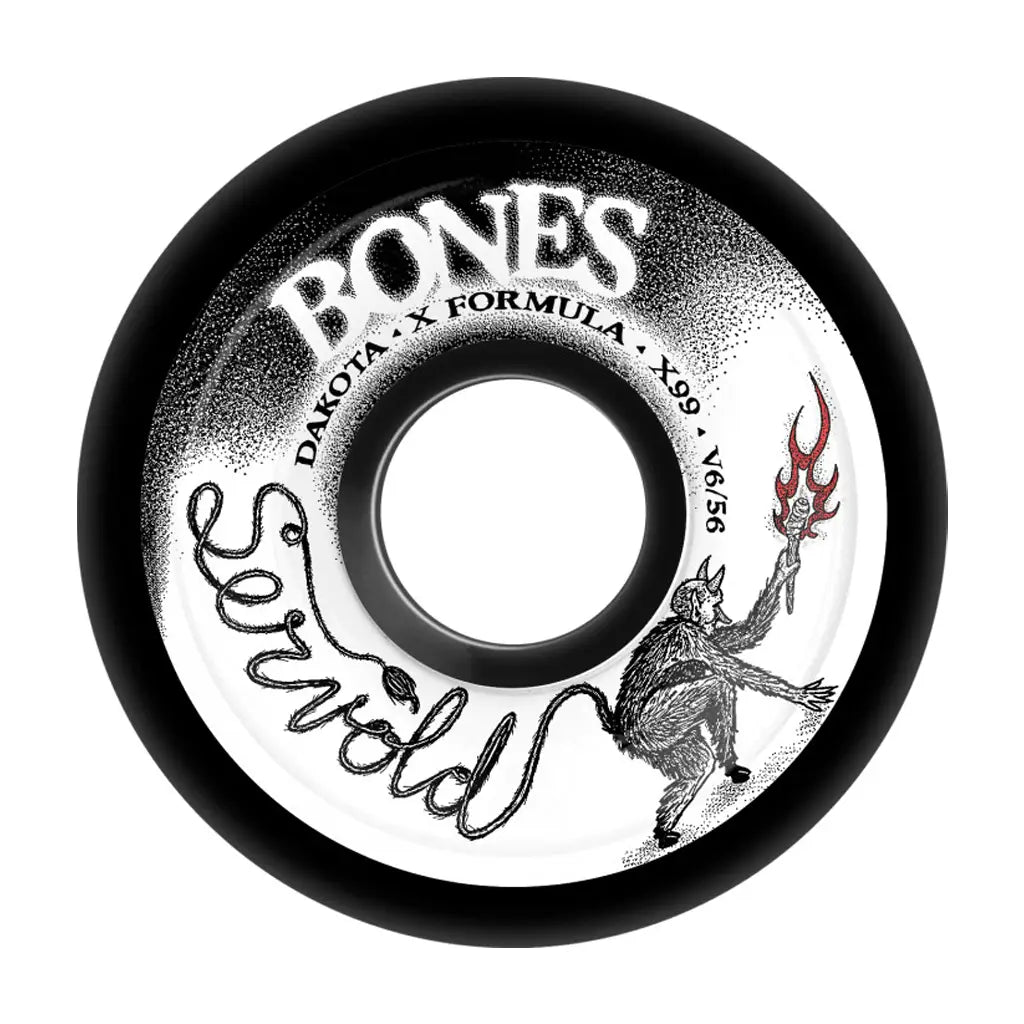 Bones Servold Eternal Search X-Formula V6 Widecut 99a Skateboard Wheels