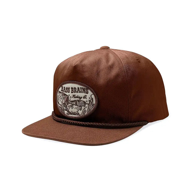 Brixton Bass Brains HP Snapback Brown