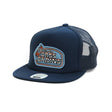 Brixton Bass Brains HP Trucker Hat Navy