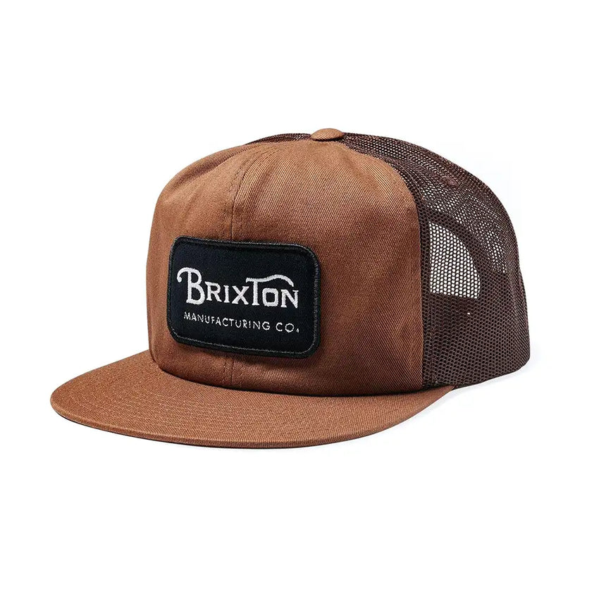 Brixton Grade HP Trucker Hat Brown