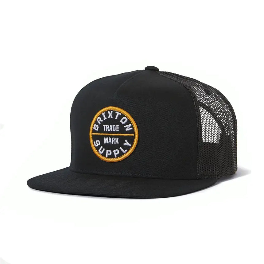 Brixton Oath MP Trucker Hat Black / Gold