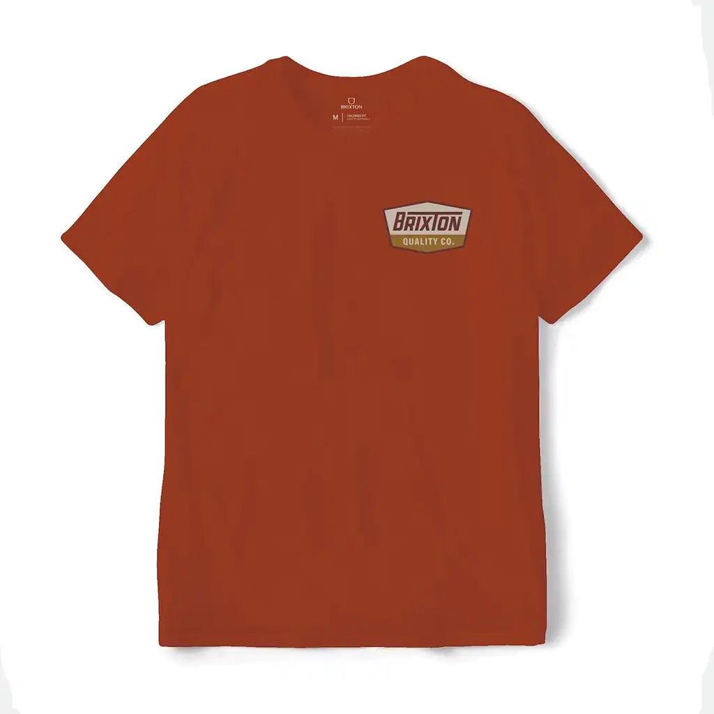 Brixton Regal T - Shirt Barn Red / Burgundy