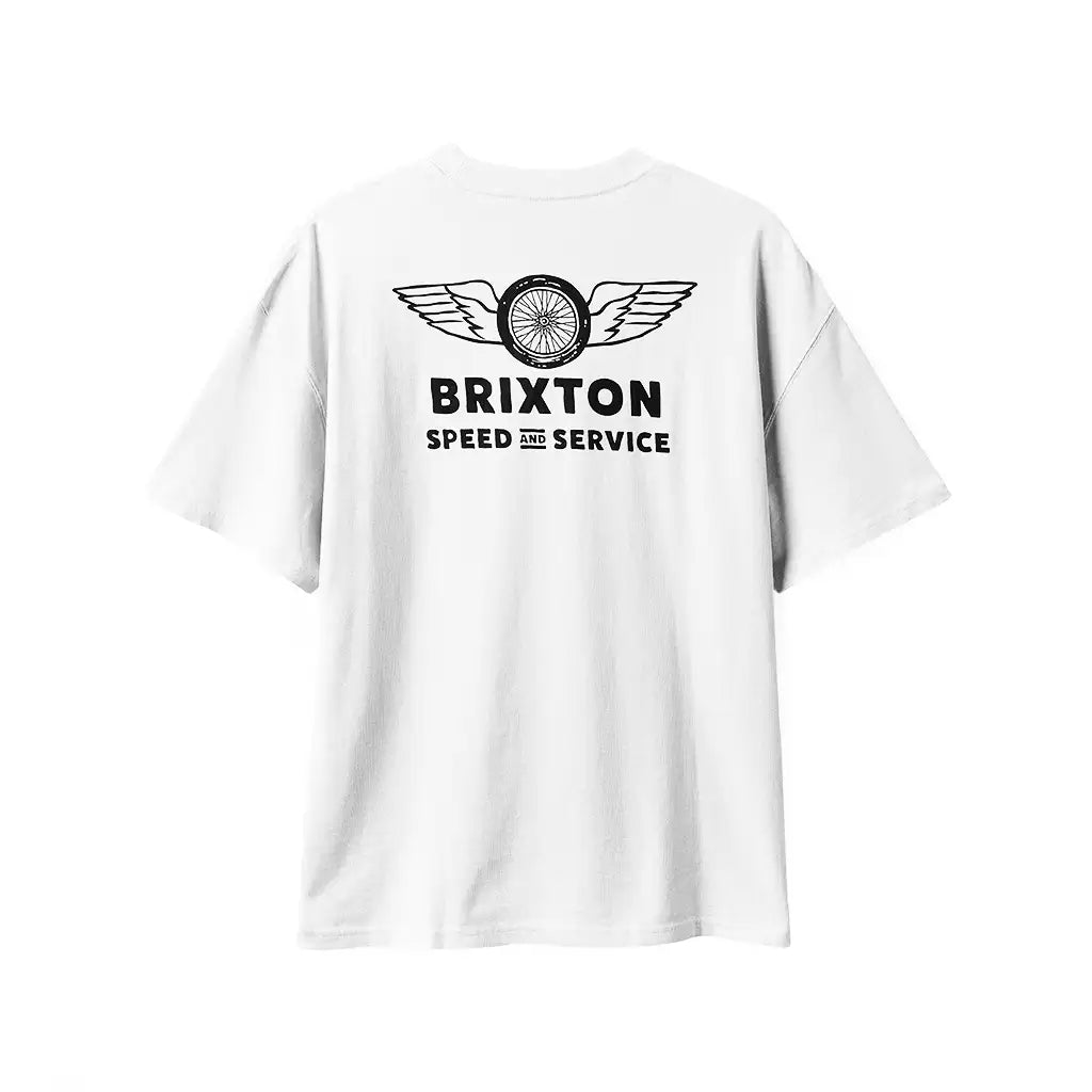 Brixton Spoke T-Shirt White