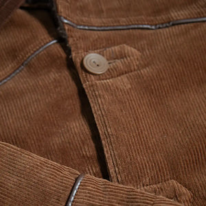 Brixton Wallace Sherpa Lined Jacket Bison / Cord 2