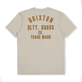 Brixton Woodburn T-Shirt Cream / Golden Brown 