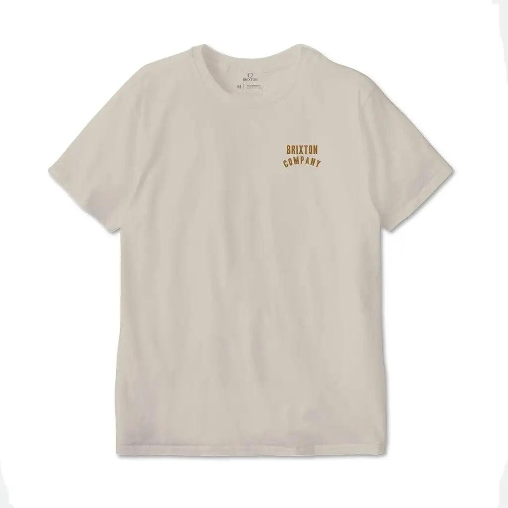 Brixton Woodburn T-Shirt Cream / Golden Brown 