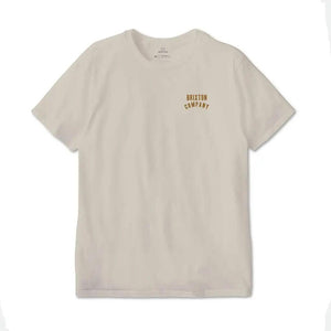 Brixton Woodburn T-Shirt Cream / Golden Brown 