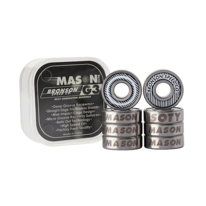 Bronson Mason Silva Pro G3 Skateboard Bearings