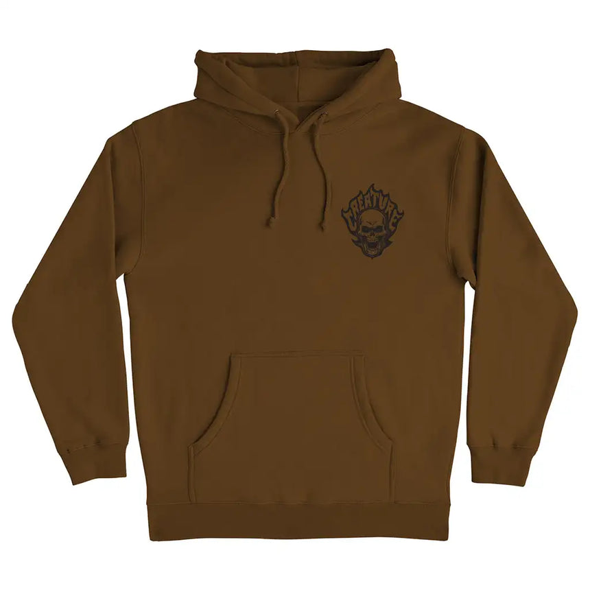 Creature Bonehead Flame Pullover Hoodie 2