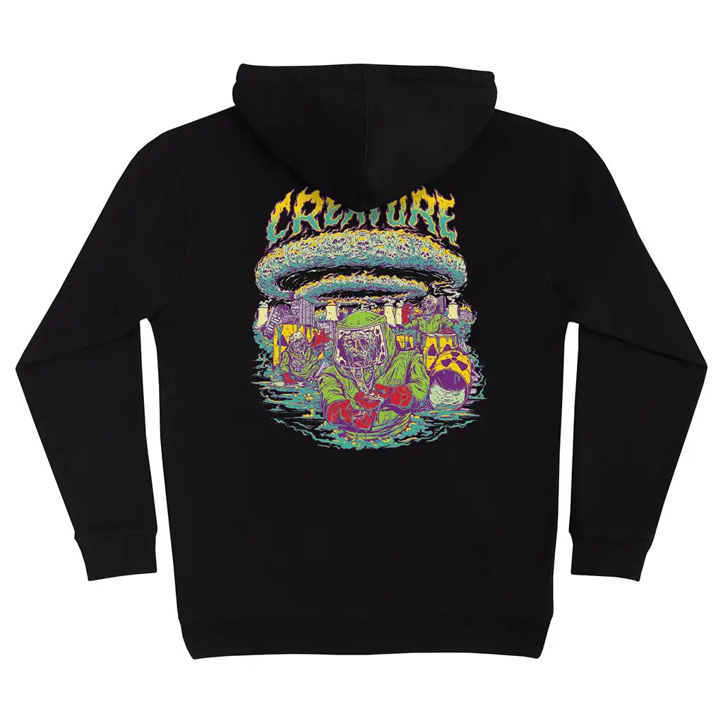 Creature Doomsday Heavyweight Pullover Hoodie Black 2