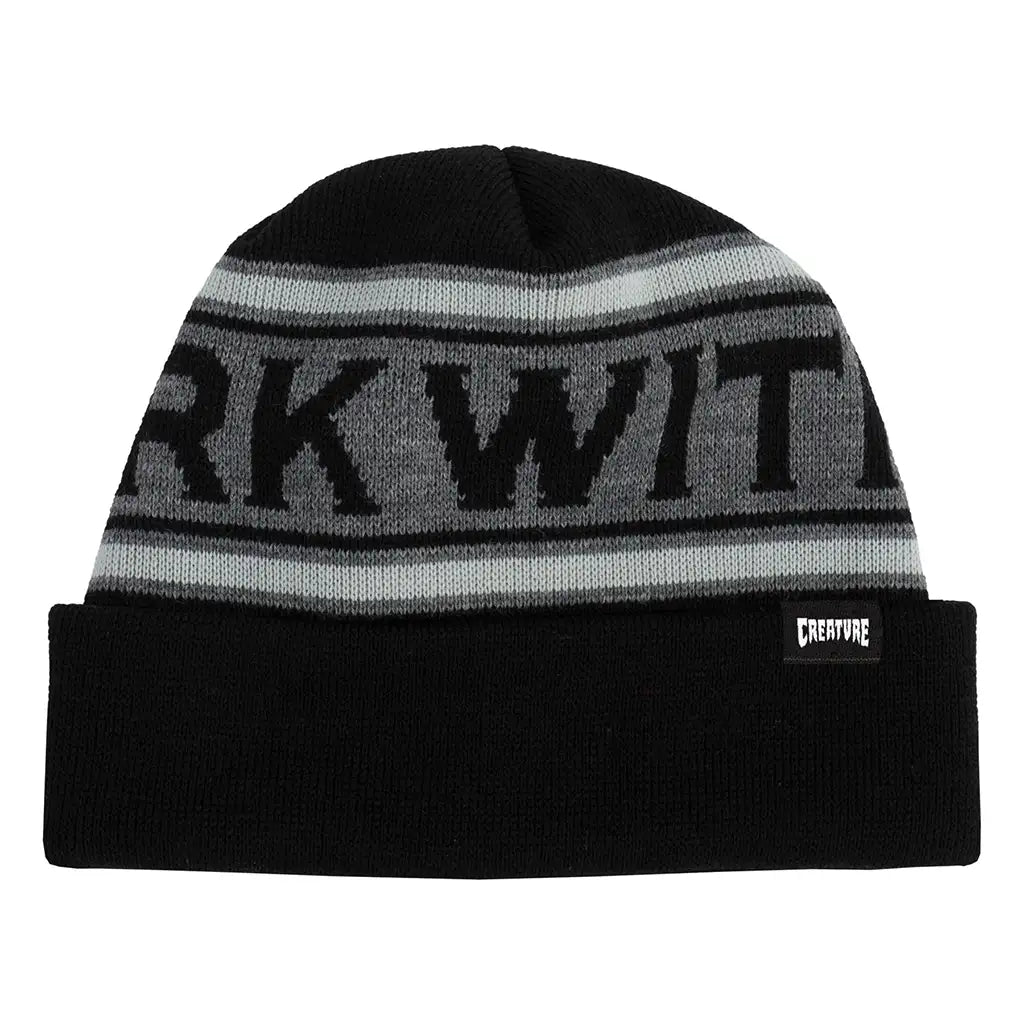 Creature Lurk with Us Shoreman Beanie Black / Grey 2