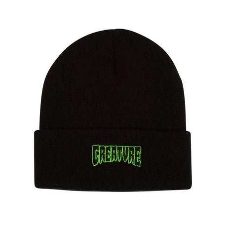 Creature Outline Shoreman Beanie Black