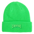 Creature Outline Shoreman Beanie Safety Green 2