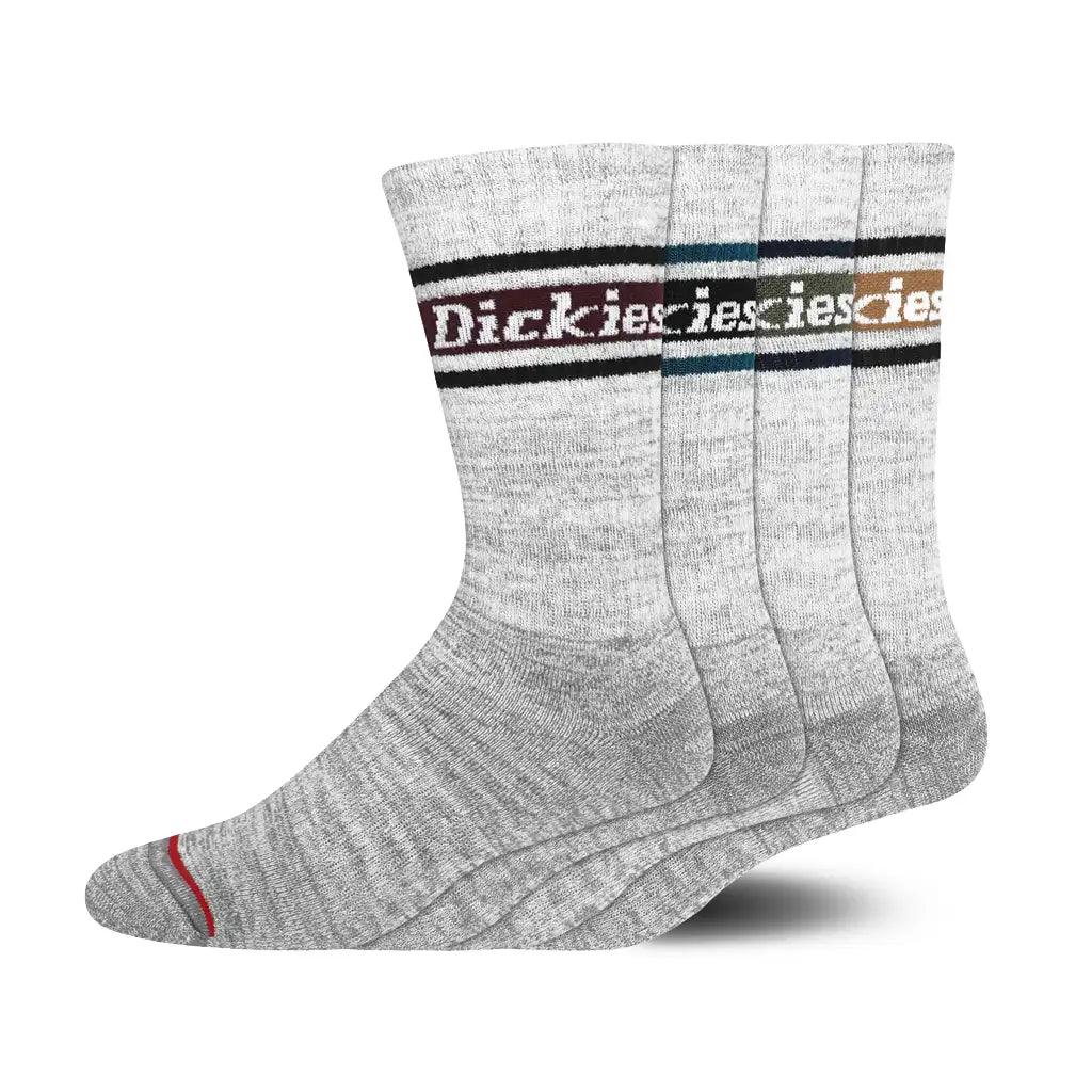 Dickies Fall Stripe Socks 4pk gray