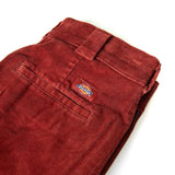 Dickies Flat Front Corduroy Pant Rust 2