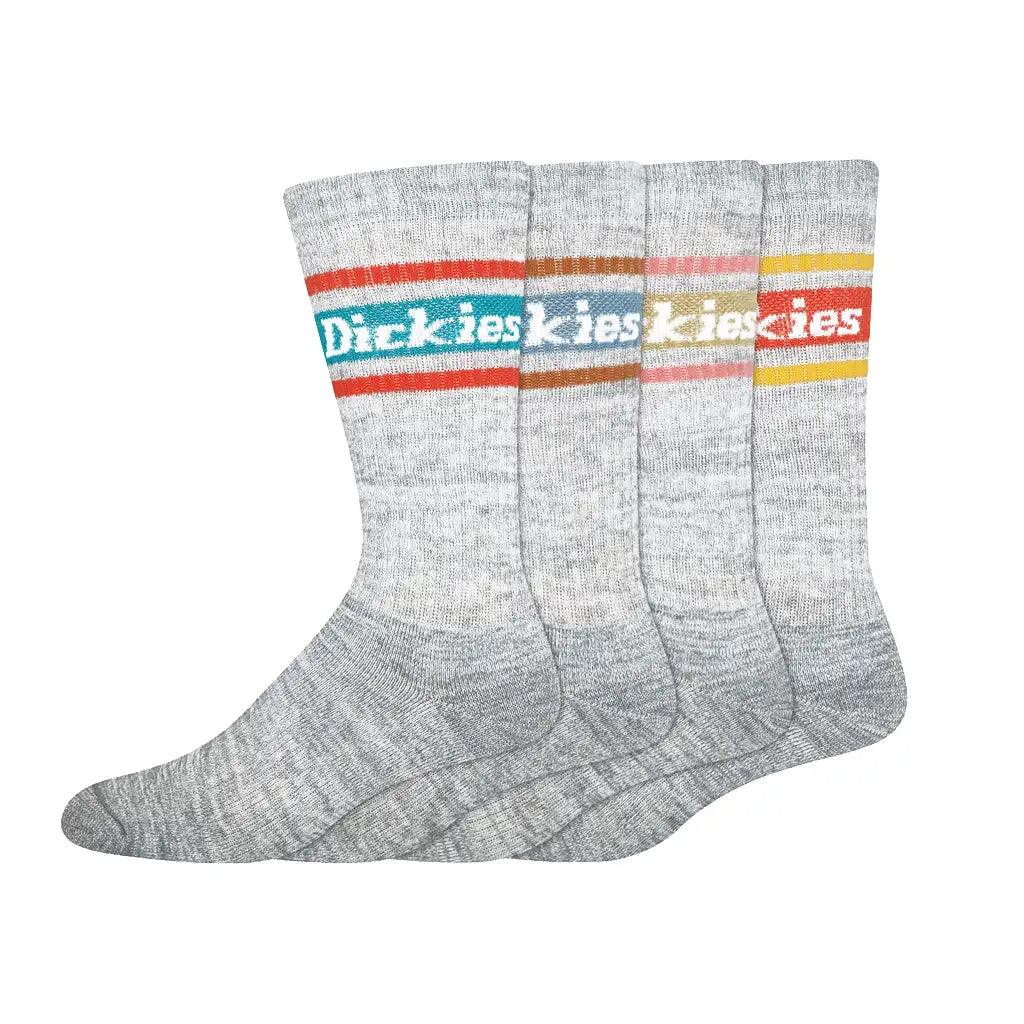 Dickies Spring Stripe Socks 4pk gray