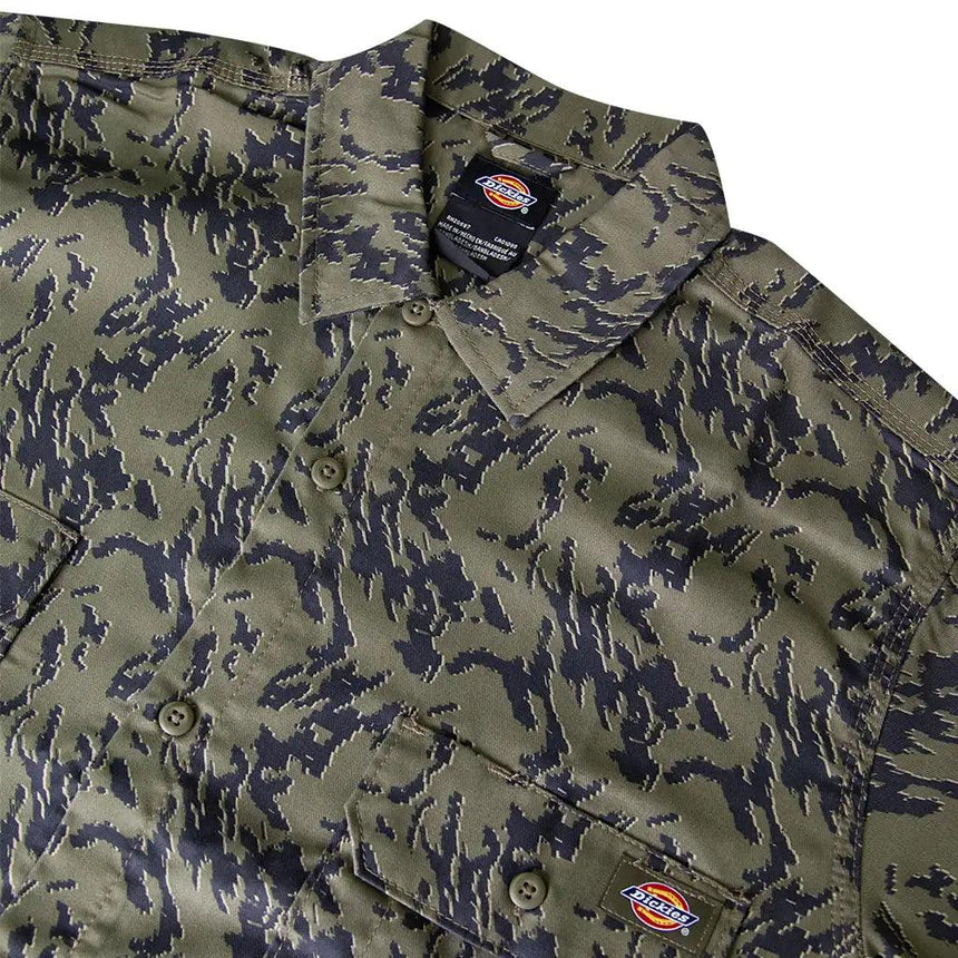 Dickies Twill Camo Shirt Button-Up