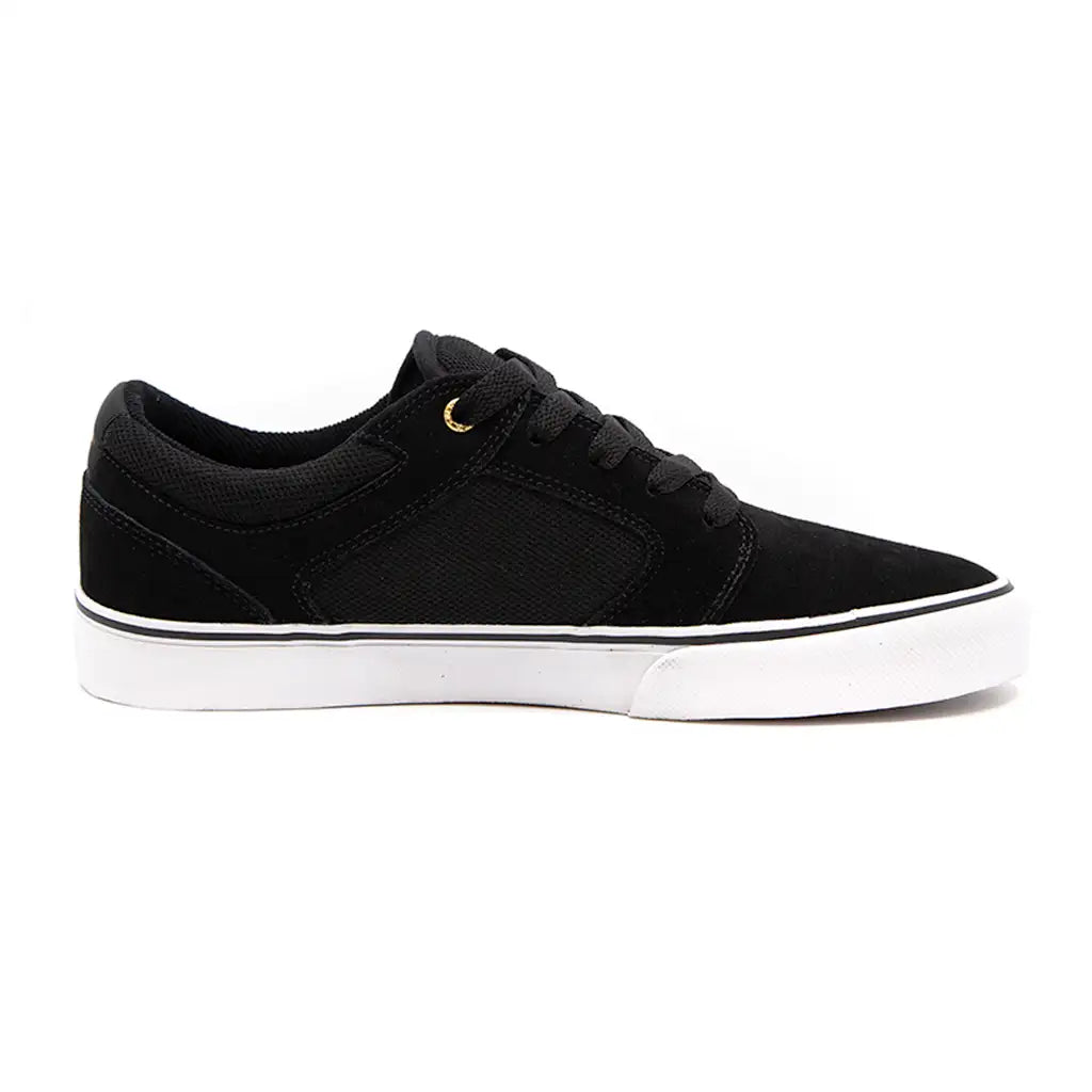 Emerica Cadence Skate Shoe - Black / White / Gold