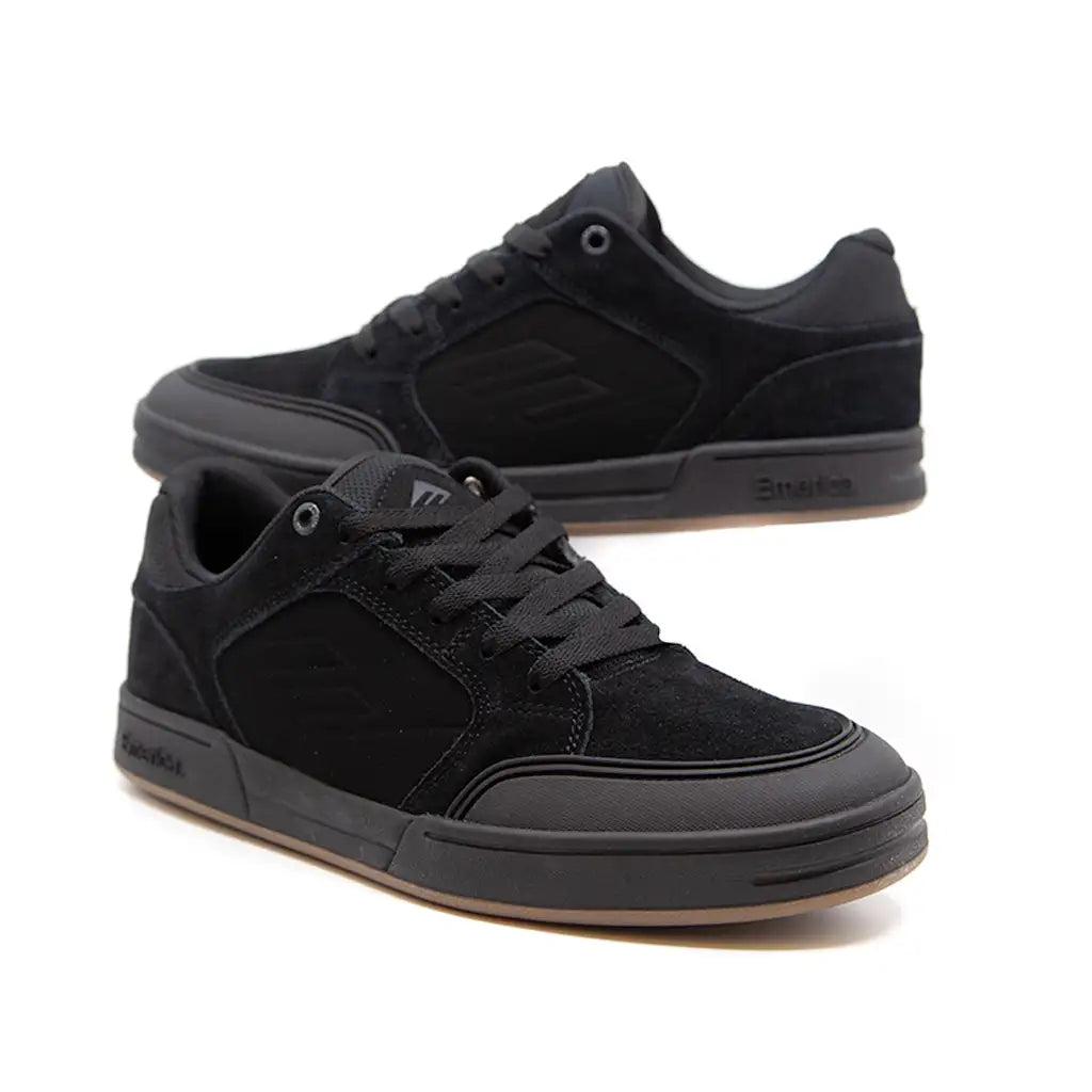 Emerica Heritic Skate Shoe - Black / Black
