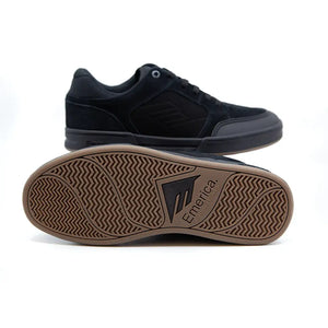 Emerica Heritic Skate Shoe - Black / Black 4