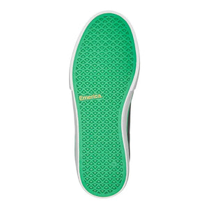 Emerica x Creature Low Vulc Skate Shoe - Black / Green 4