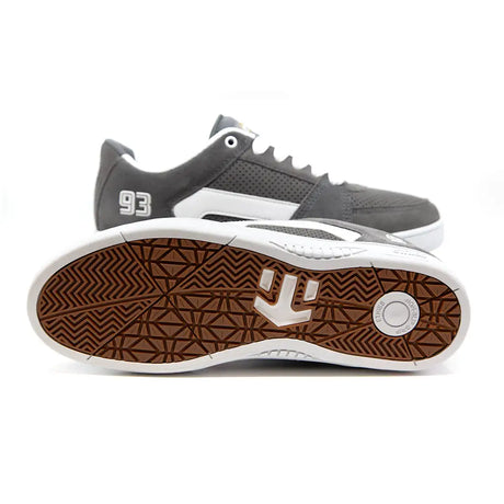 Etnies MC Rap Lo Skate Shoe Grey / White 4