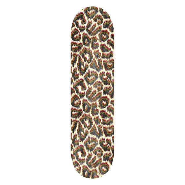 Evisen Fire Leopard Skateboard Deck