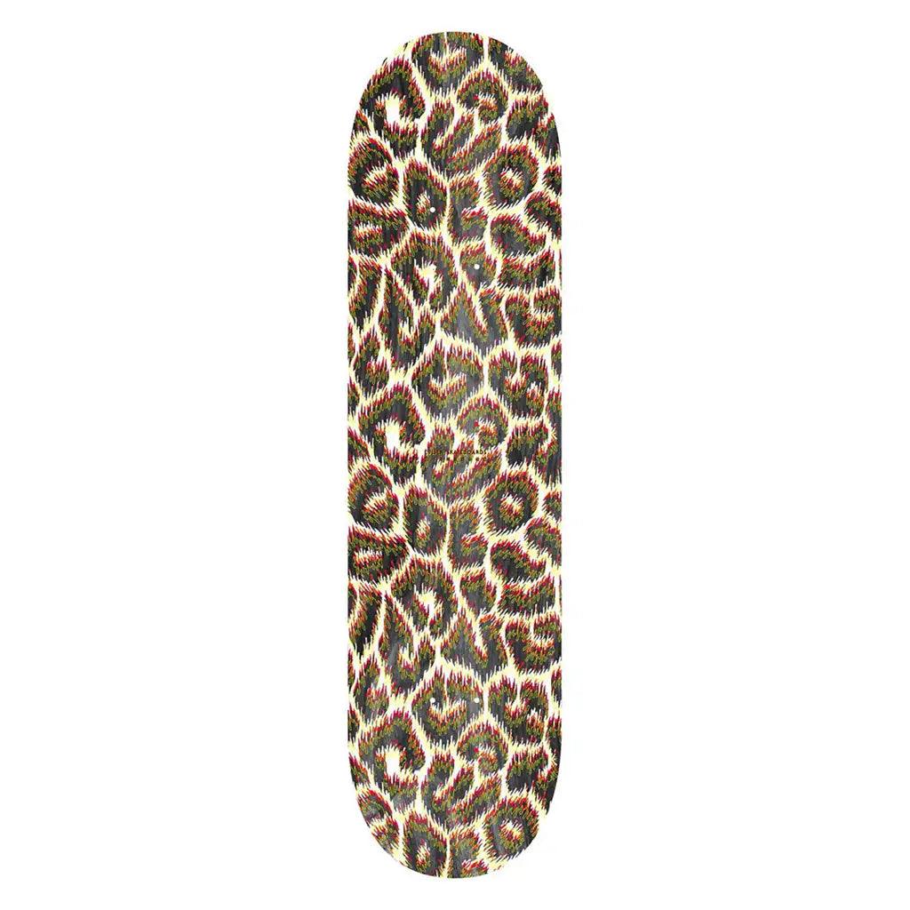 Evisen Fire Leopard Skateboard Deck