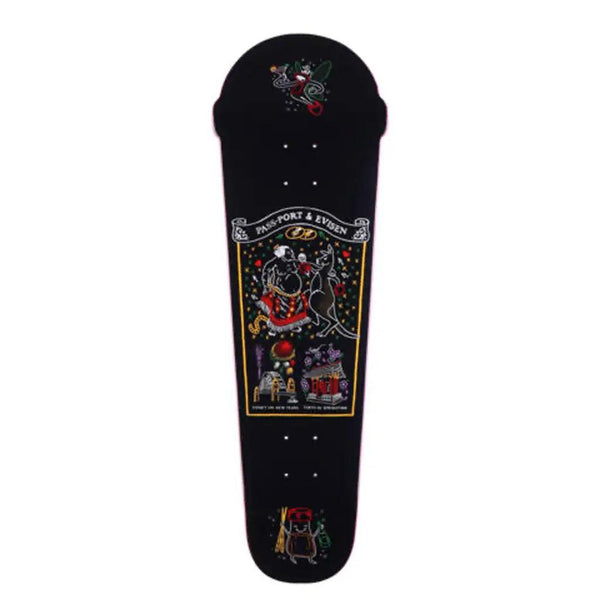 Evisen x Passport Where We Belong Skateboard Deck – Money Ruins Everything