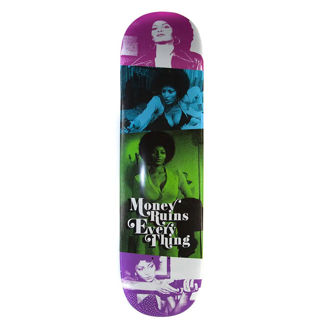 Money Ruins Everything Foxy Full Skateboard Deck 1