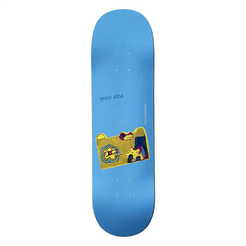 Frog Jesse Alba Painting Skateboard Deck