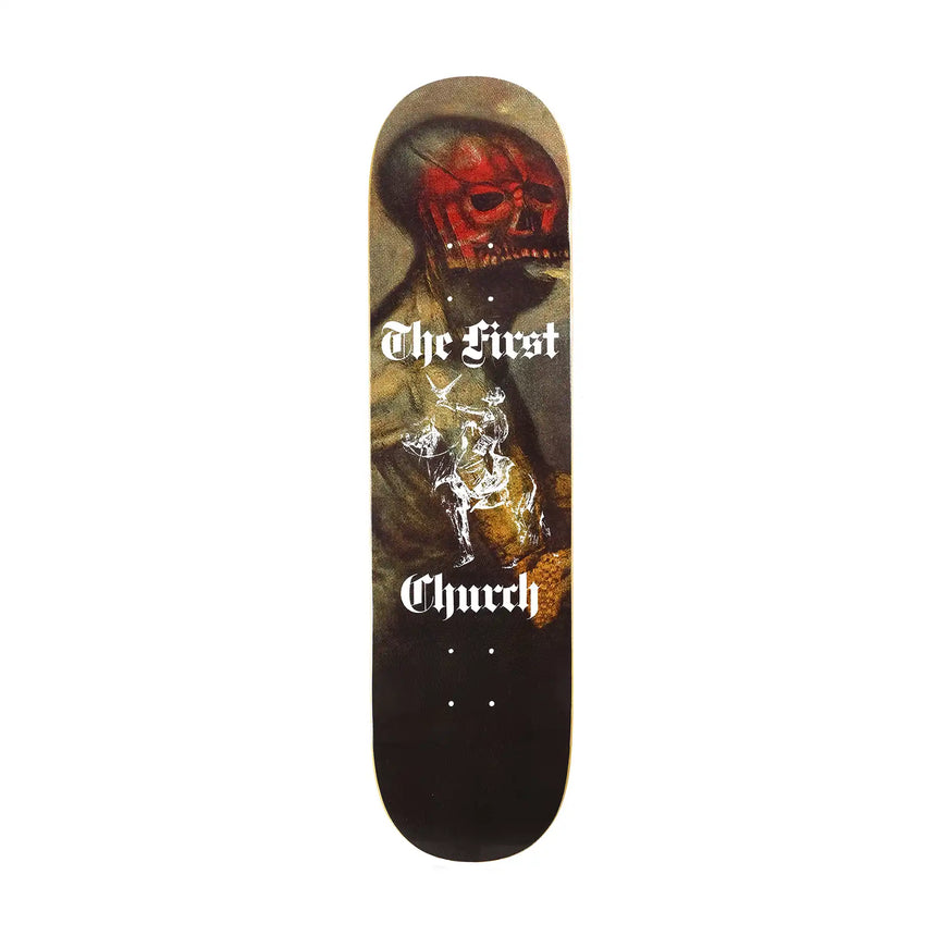 Fucking Awesome Jake Anderson The First Church Skateboard Deck Shape 1 bottom