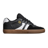 Globe Encore-2 Black/White/Tobacco Skateboard Shoe Side