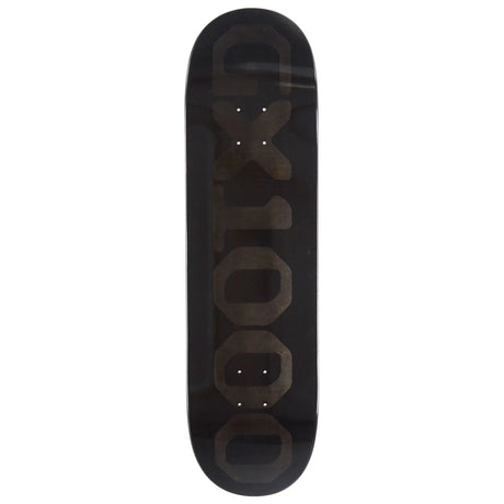 GX1000 OG Logo 8.5" Black w/ Black Veneer Skateboard Deck