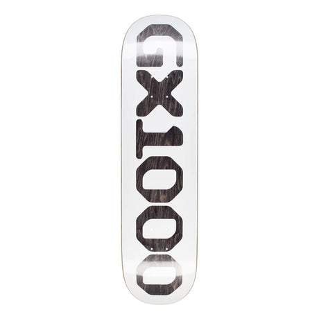 GX1000 OG Logo White/Black Veneer 8.25 Skateboard Deck