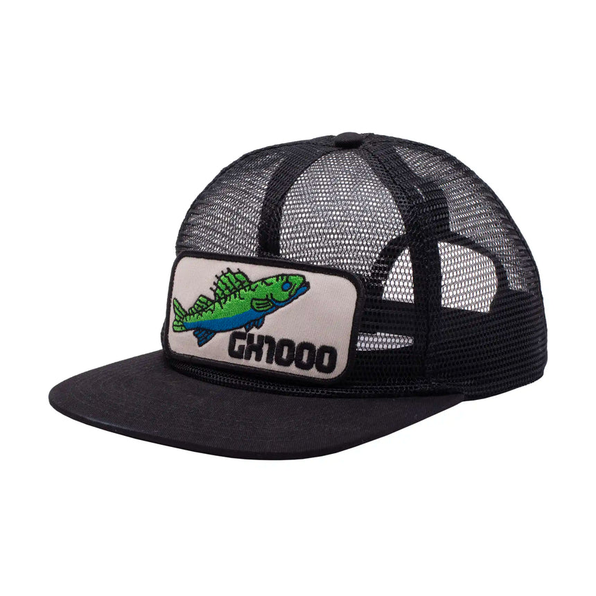 GX1000 Walleye All Mesh Snapback Hat - Black