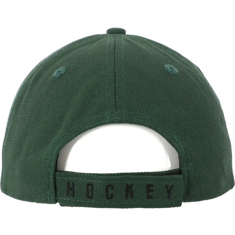 Hockey Embossed Strapback Hat forrest rear