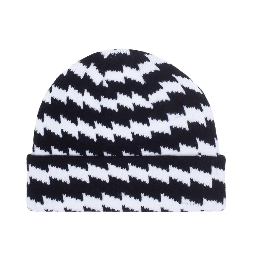 Hockey Stress Beanie Black / GITD 2