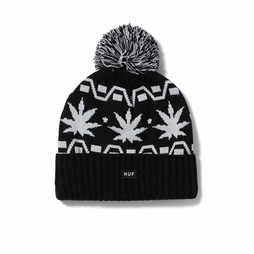 Huf Apres Cuff Pom Beanie - Black