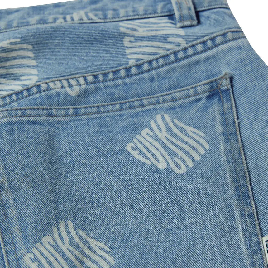 Huf Cromer Print Pant Blue 4