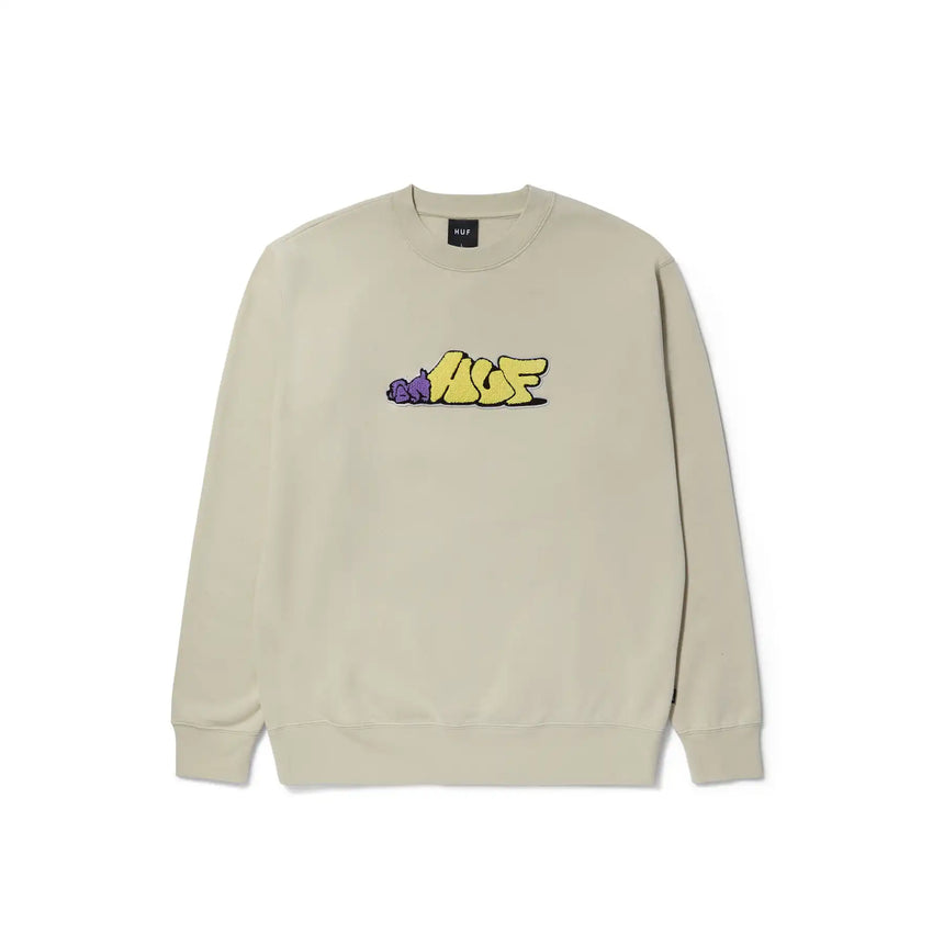 Huf Dog Sense Stone Crewneck Sweatshirt