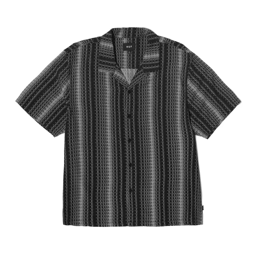 Huf Script Stripe Resort Shirt5